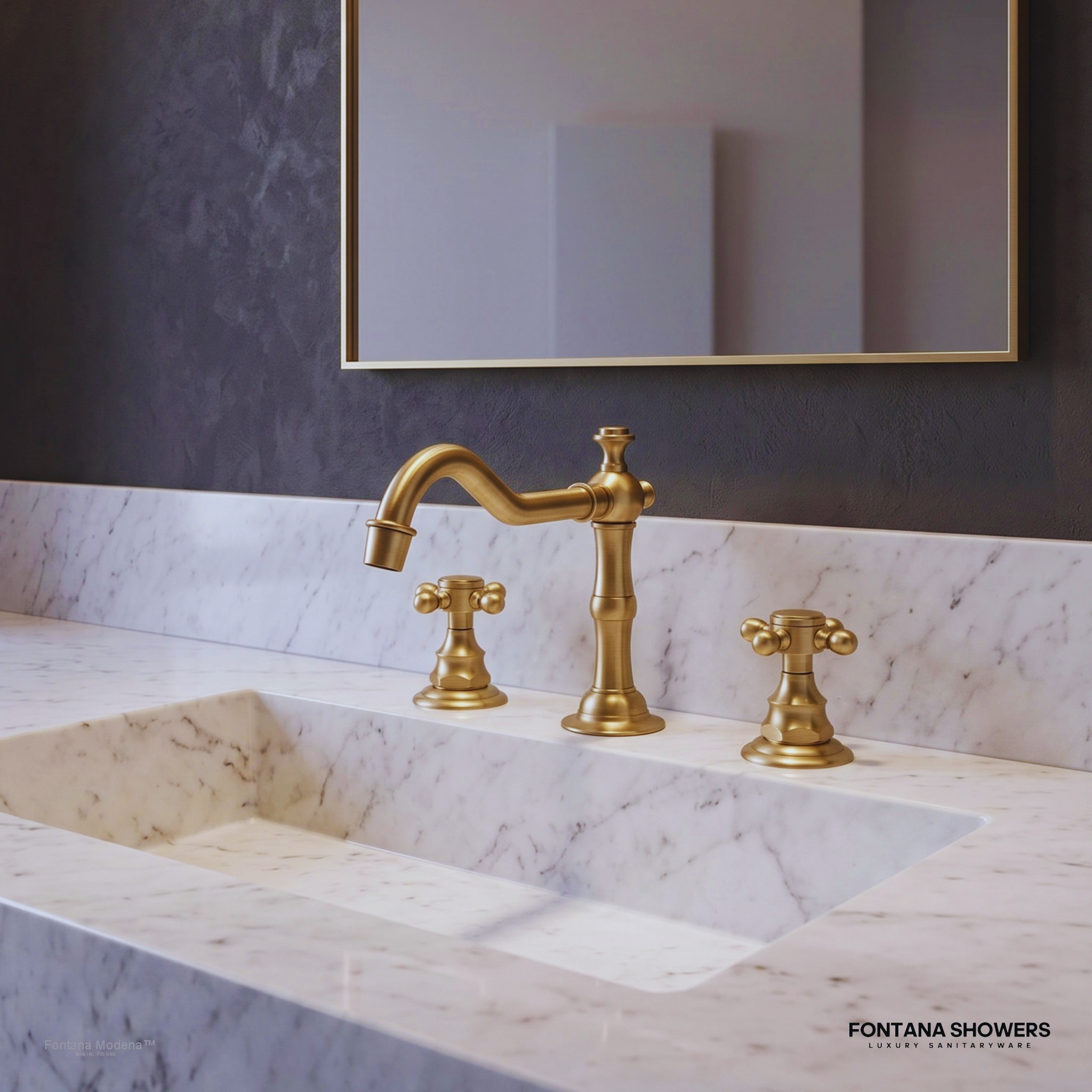 Fontana Brushed Gold Oasis Faucet