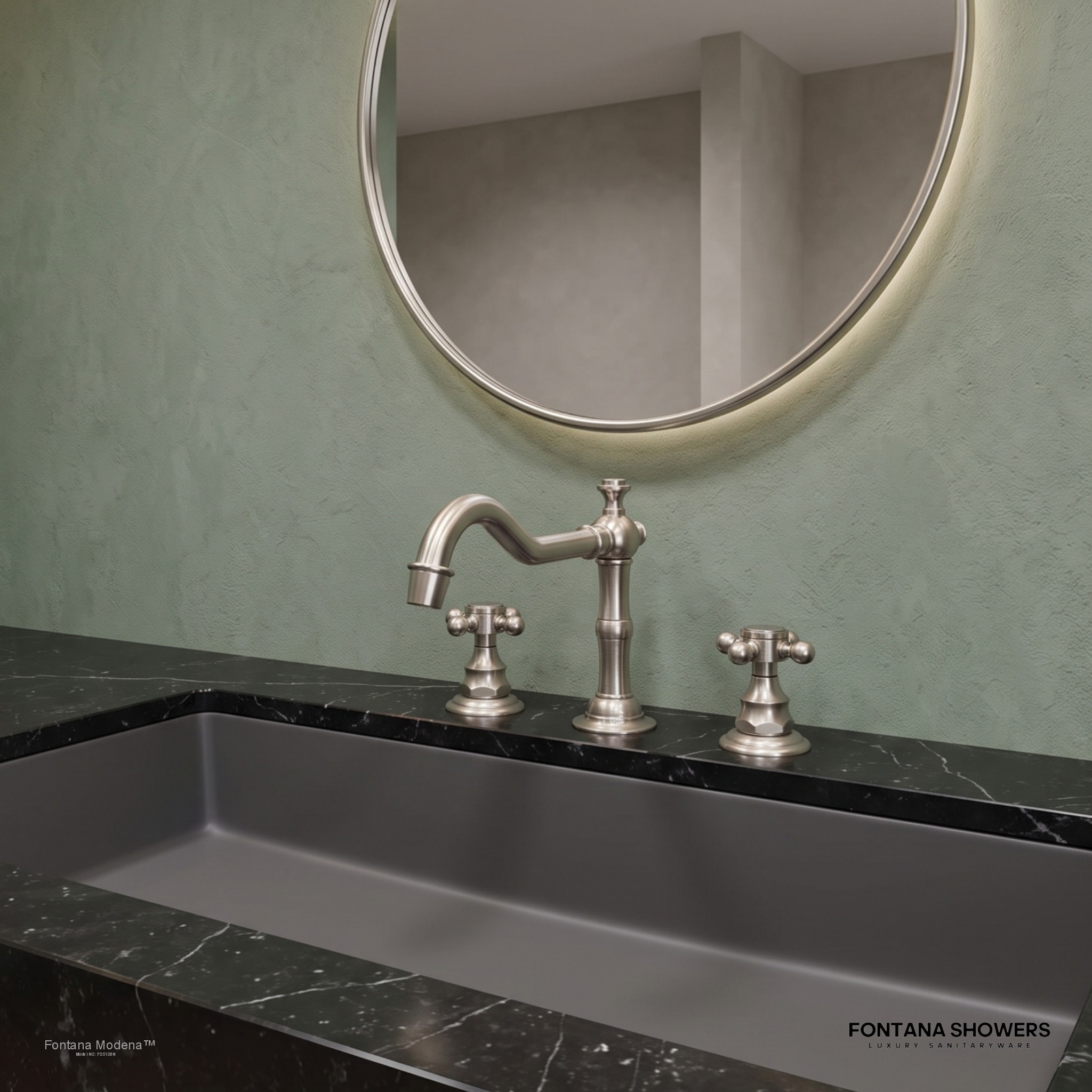 Fontana Brushed Nickel Oasis Faucet