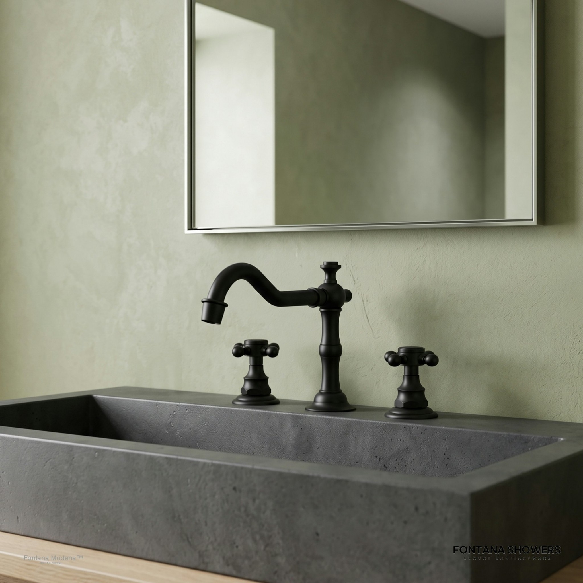 Fontana Matte Black Oasis Faucet