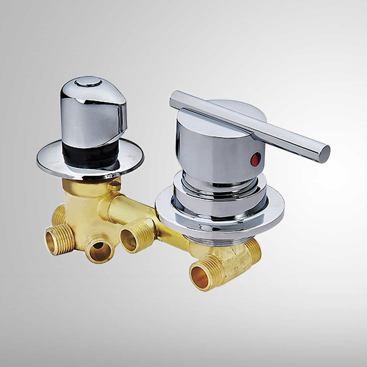 Fontana Copper Shower Mixing Valve 2/3/4/5 Way Water Outlet Cold and Hot Water FS6119CV