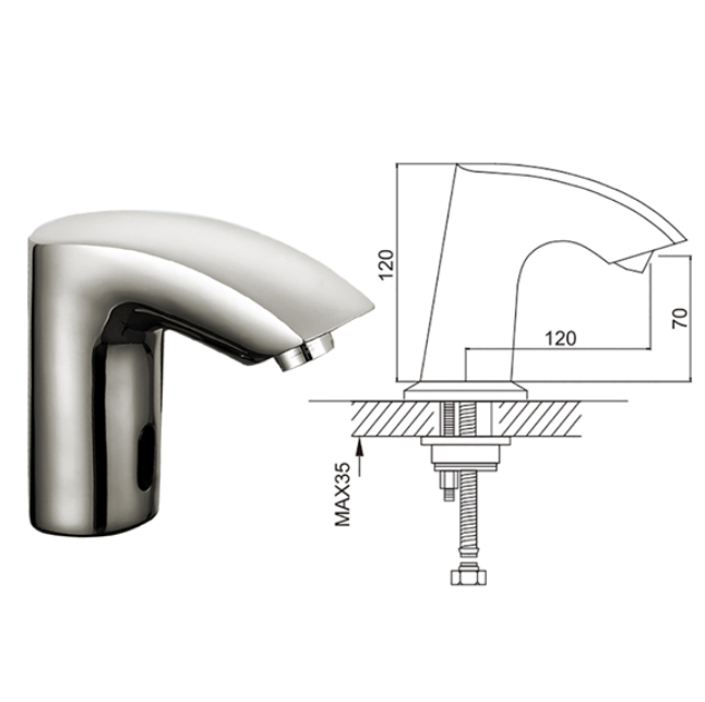 Fontana-Lano-Commercial-Automatic-Sensor-Faucet-In