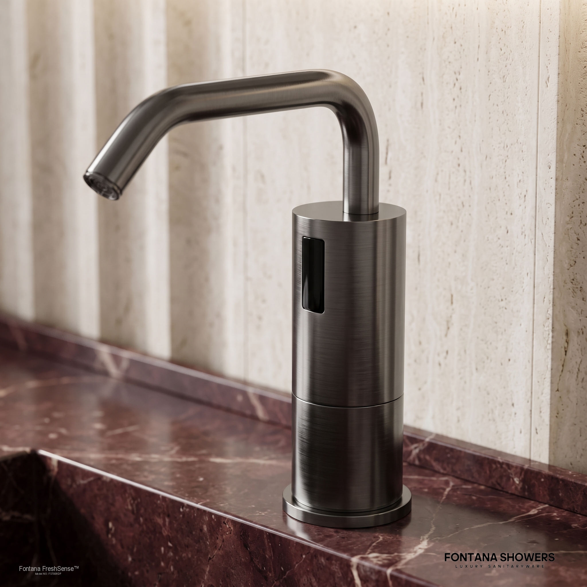 Fontana Thiais Gun Grey Automatic Soap Dispenser
