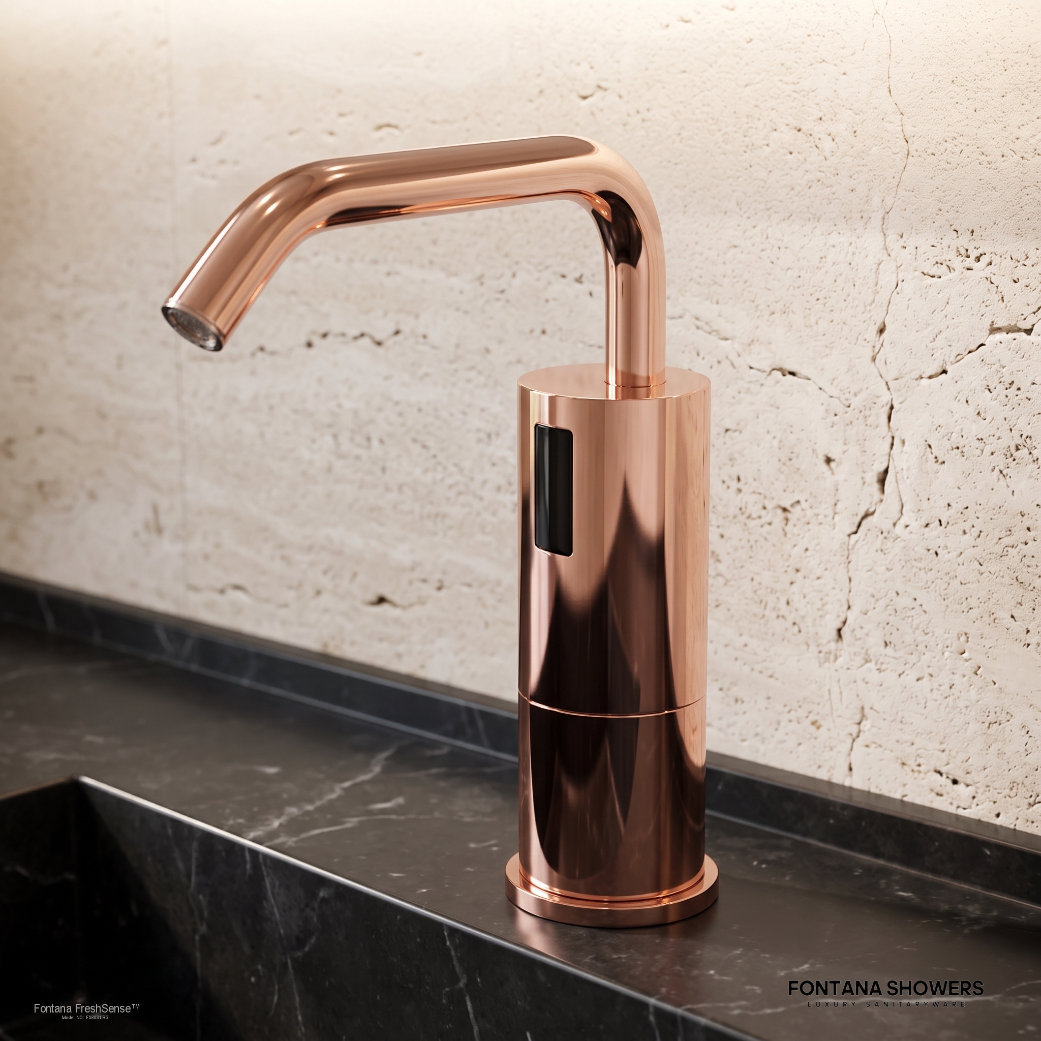 Fontana FreshSense Rose Gold Touchless Soap Dispenser