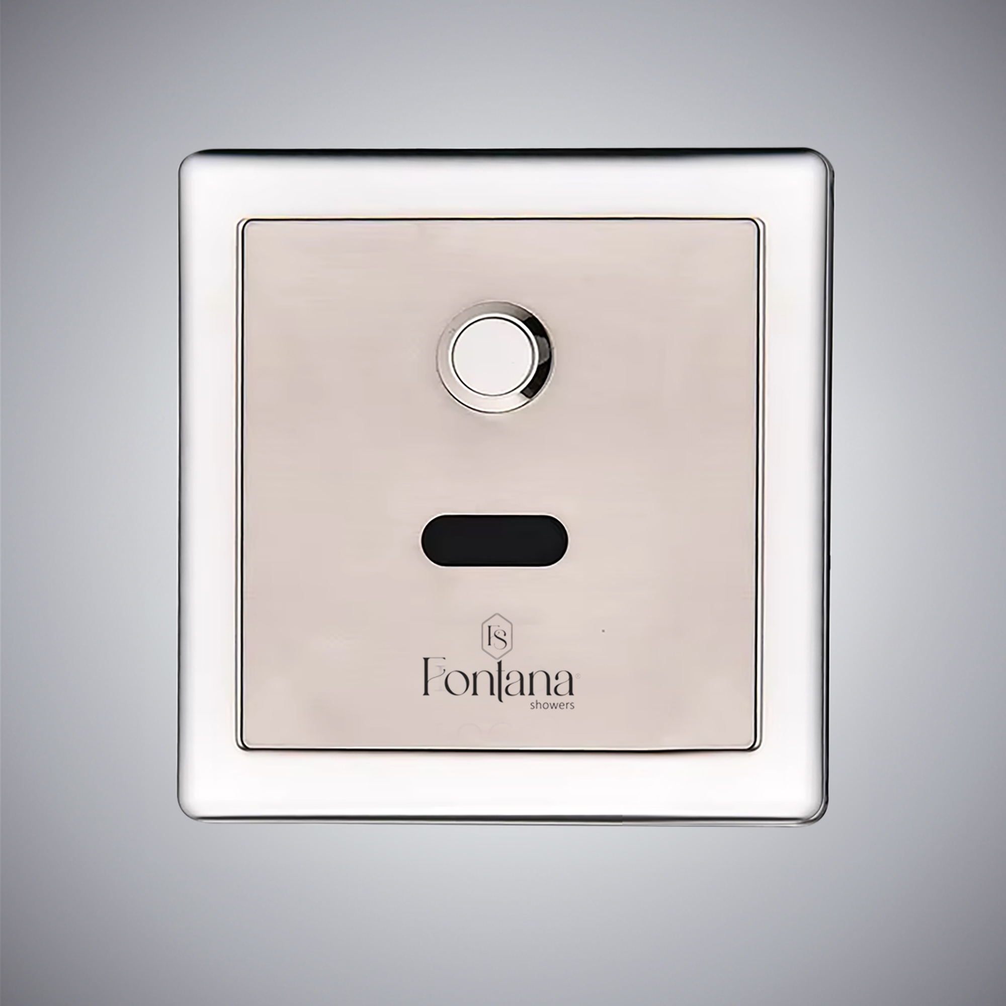 Fontana FlowSync Chrome Precision automatic sensor urinal flush valve