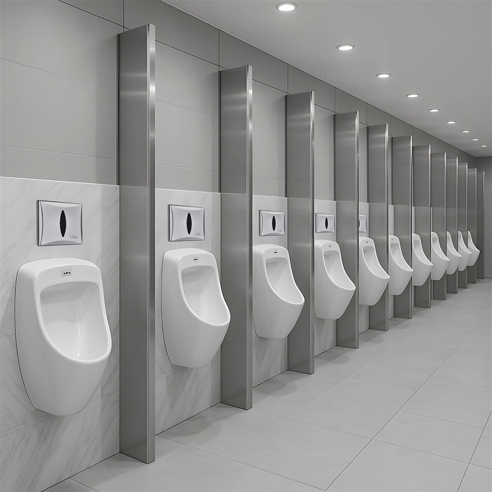 FontanaPulse Ibiza Chrome touch-free automatic urinal flush valve