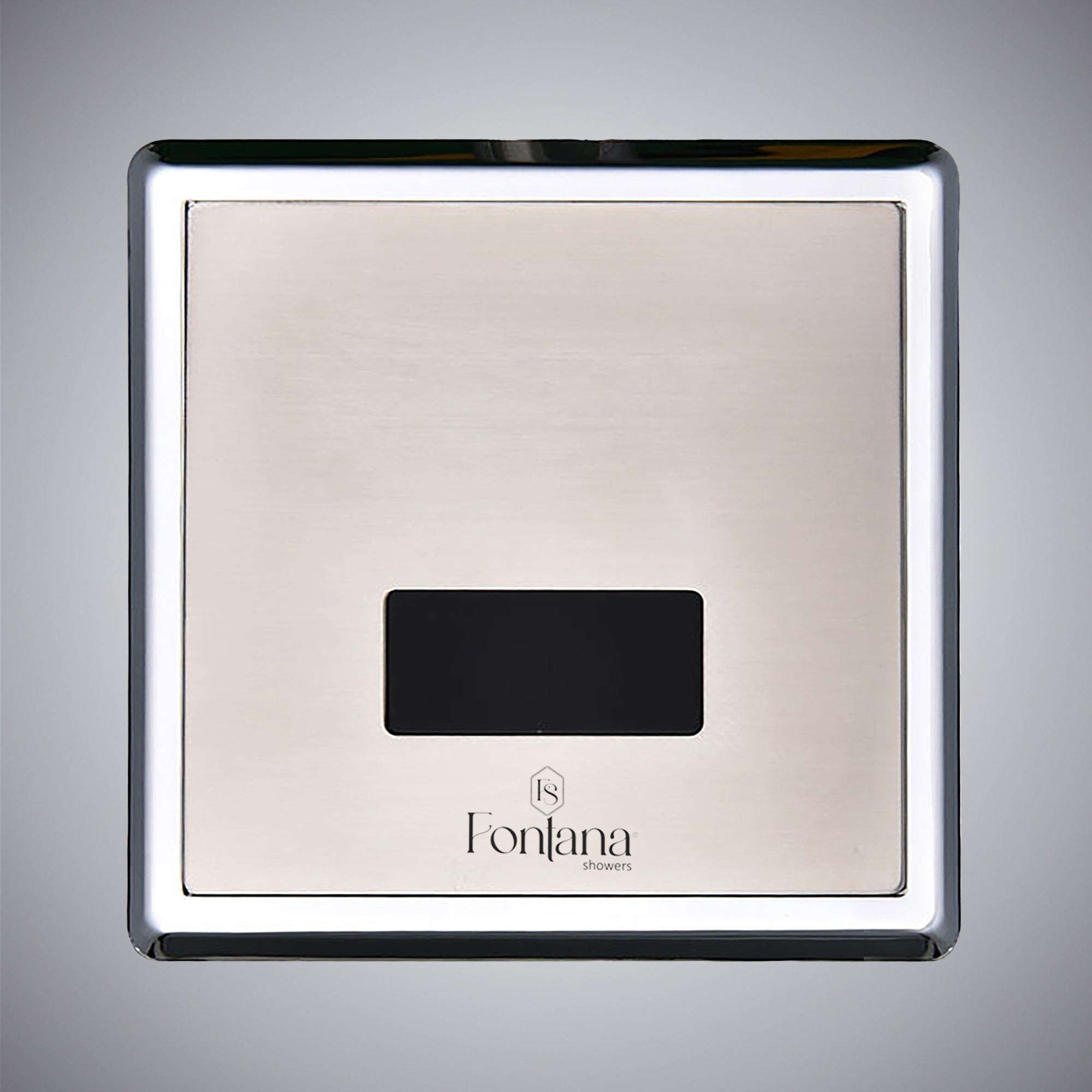 Fontana ProConnect Satin Nickel touchless urinal flush valve