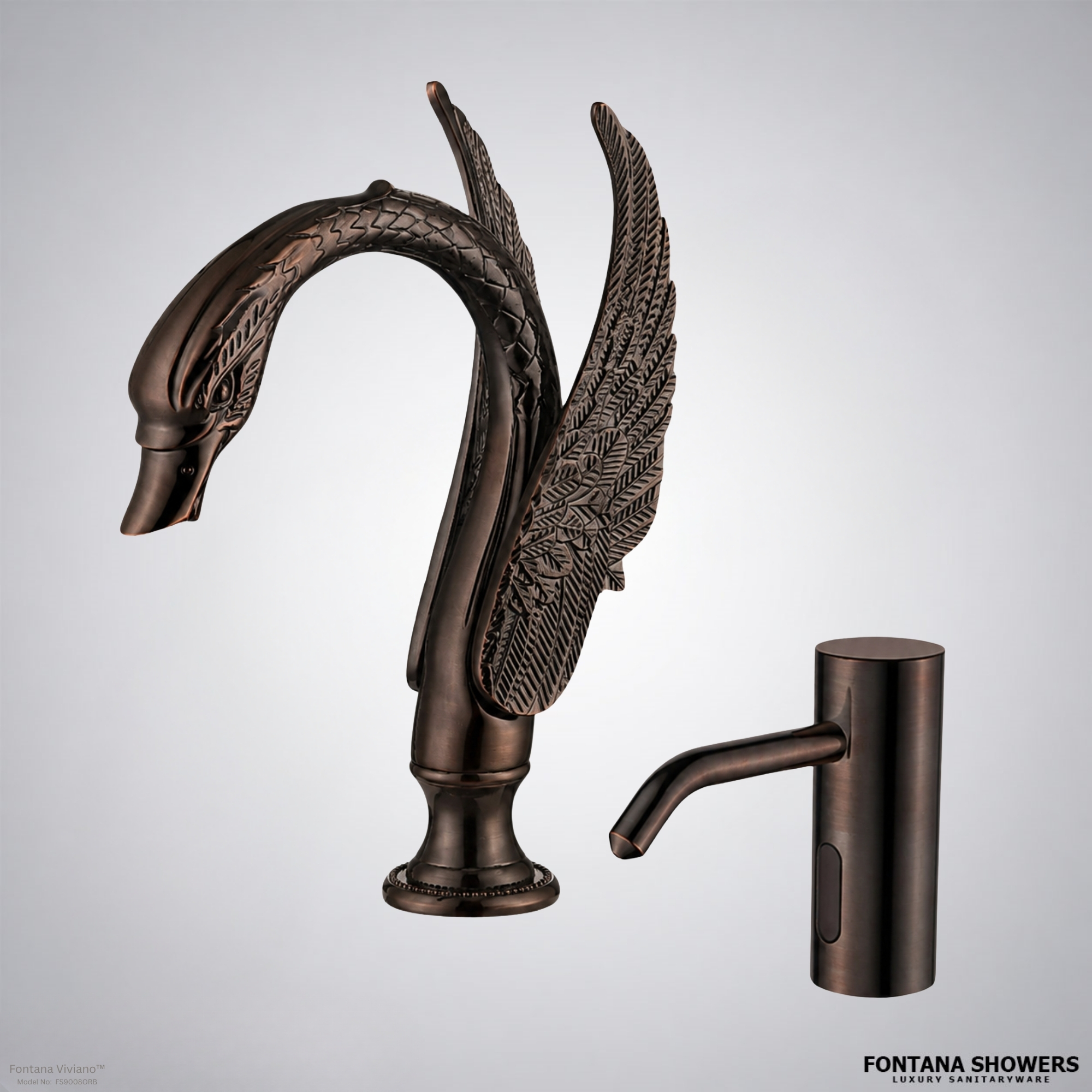 Fontana Viviano Oil Rubbed Bronze Commercial Touchless Set - FS9008ORB