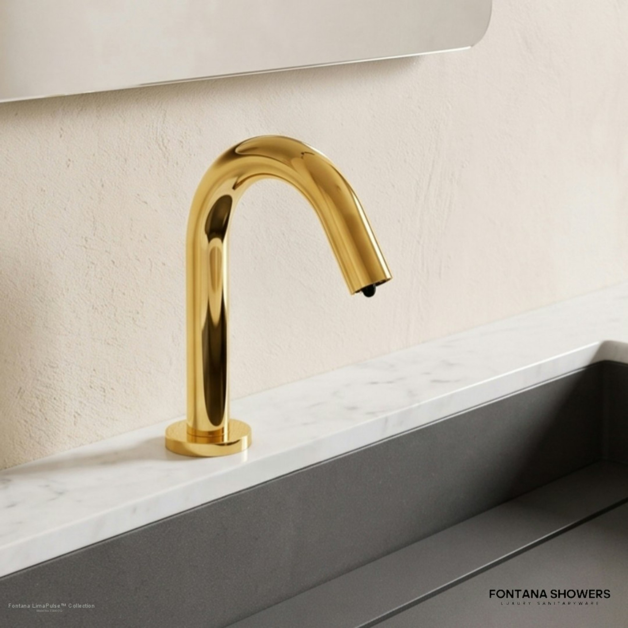 Fontana Lima Gold Automatic Touchless Soap Dispenser