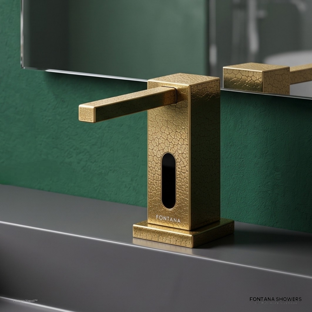 Fontana Light Antique Brass Touchless Soap Dispenser - FS9841LAB