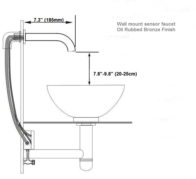 Fontana-Gold-Wall-Mount-Commercial-Sensor-Faucet