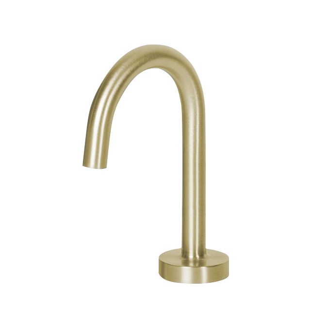 Fontana-Denver-Brushed-Gold-Solid-Brass-Commercial-Automatic Soap-Dispenser