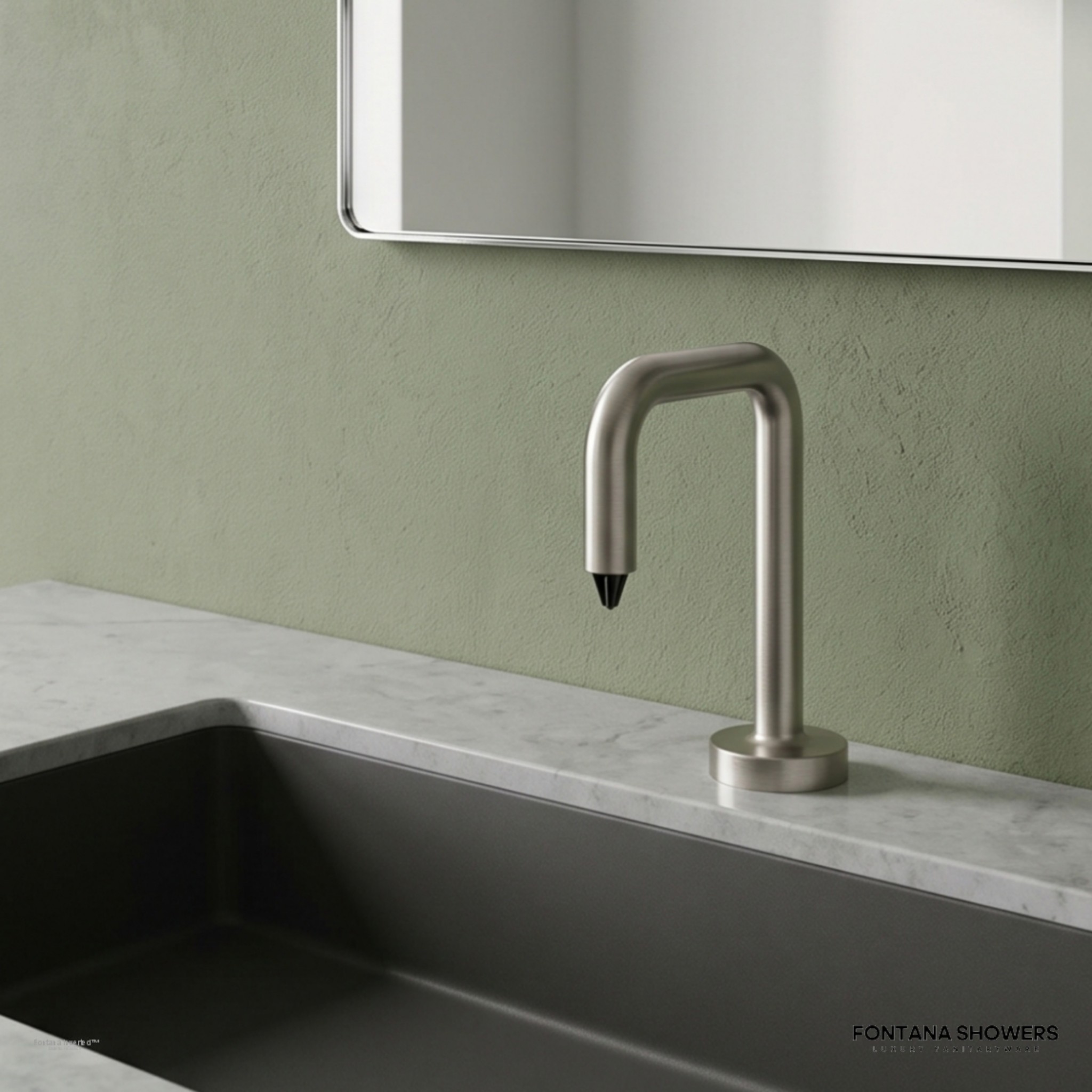 Fontana Inverted Chrome Touchless Soap Dispenser