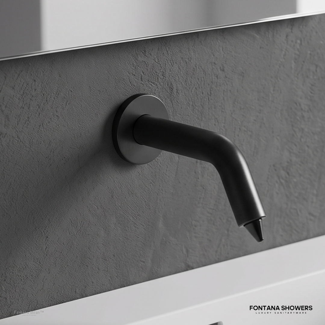 Fontana Ferarra Matte Black Wall Mount Commercial Automatic Soap Dispenser