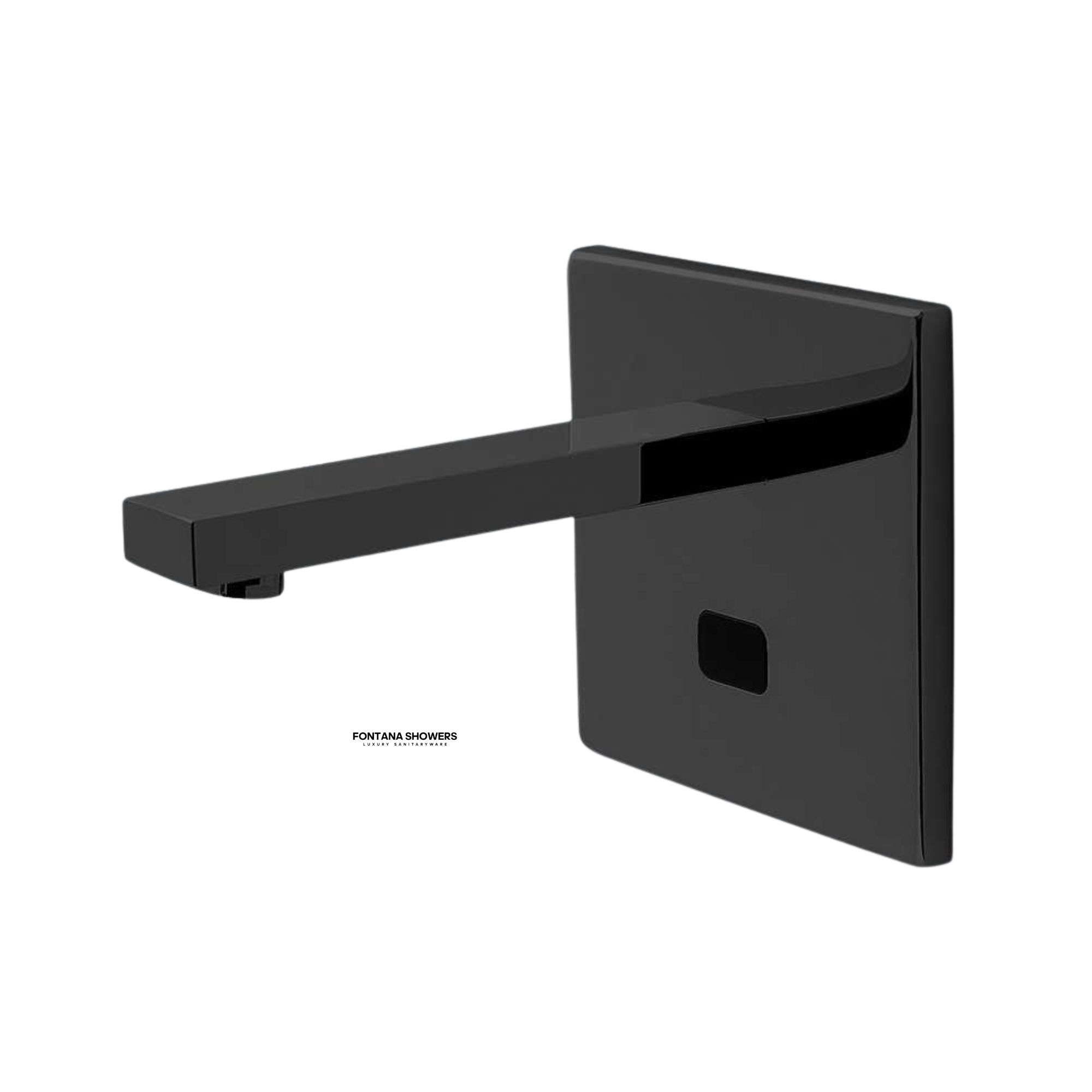 Fontana Aquila Matte Black Automatic Wall Mount XT5 Sensor Faucet