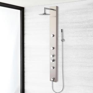 Fontana 57" Thermostatic Shower Panel System