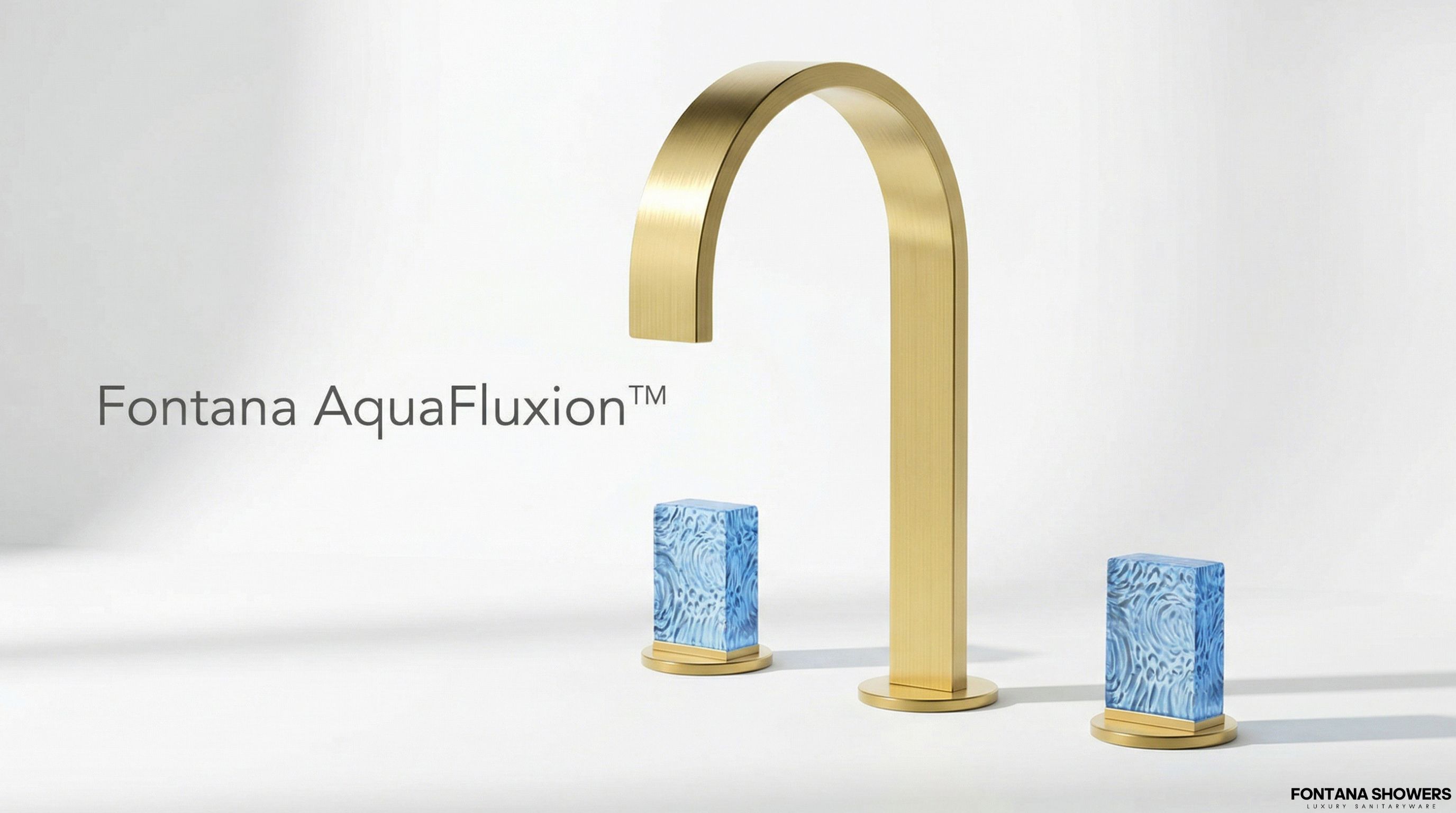 Fontana AquaFluxion-Brushed Gold-FS20023BG