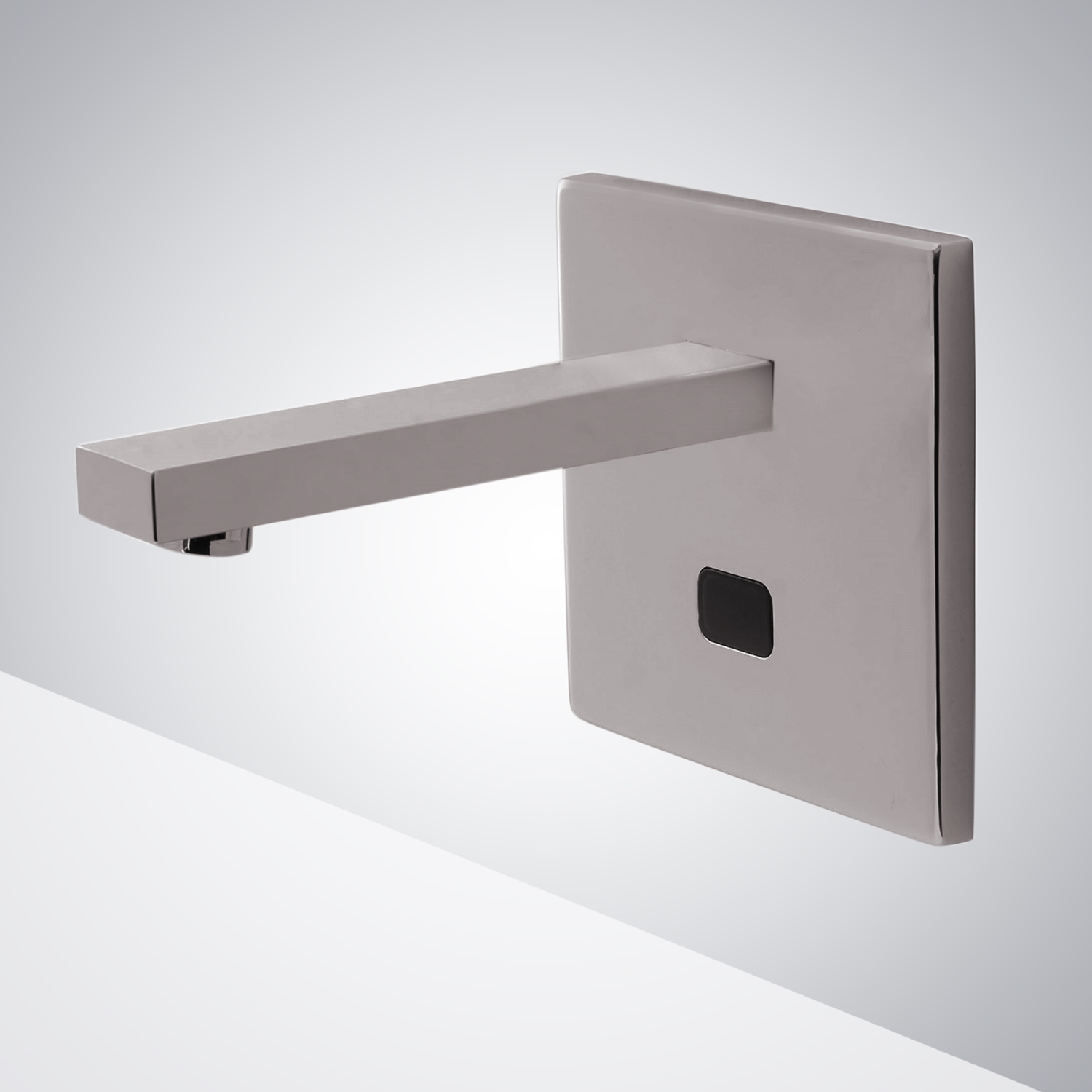 Fontana Commercial Brushed Nickel Wall Mounted XT5 Touchless Bathroom Faucet