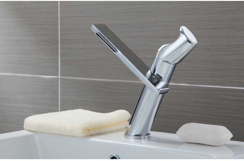 Fontana Contemporary Design Sink Waterfall Faucet