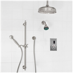 Fontana Luxury Bathroom Dual Shower With Automatic Thermostatic Shower Sensor With Temperature Dial