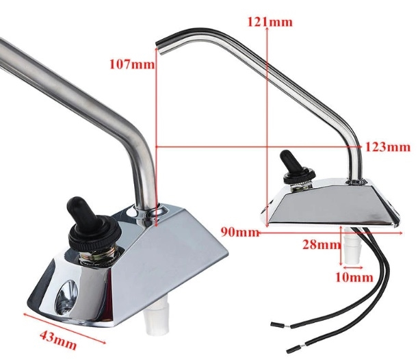 Fontana RV Travel Stainless Steel Faucet Swing Spout 360 Rotation
