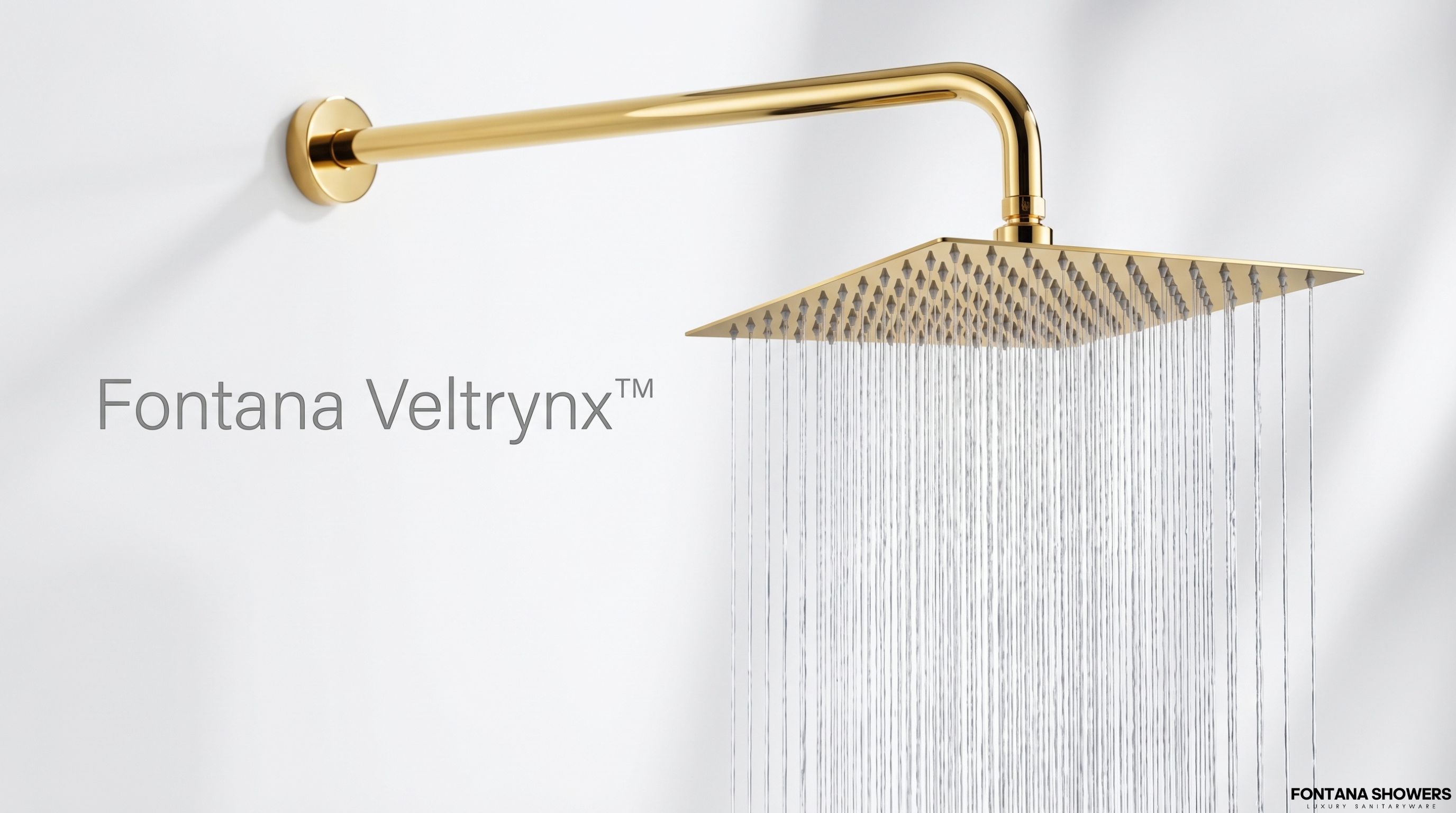 Fontana Veltrynx-Polished Gold- Shower-Head -FS20125PG