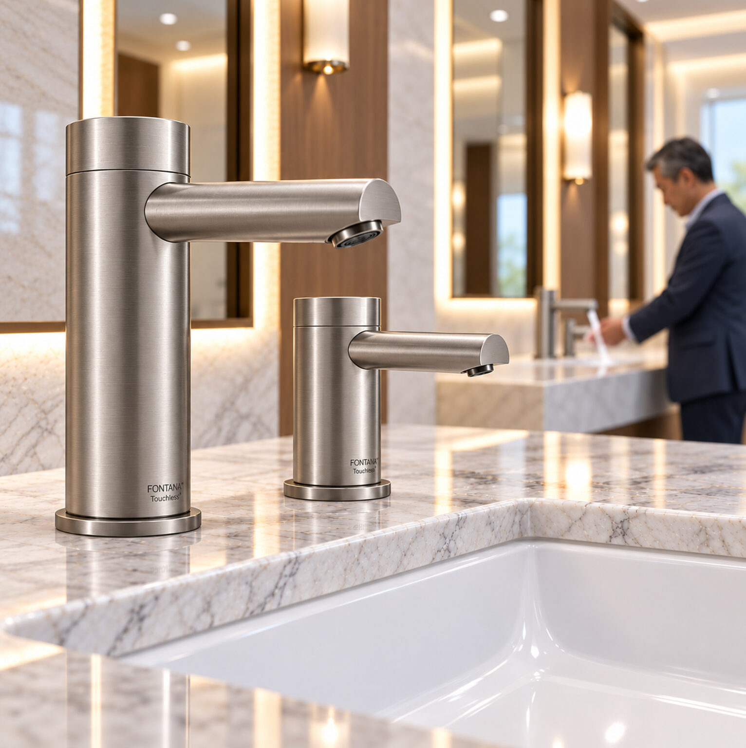 Countertop sensor faucet collection