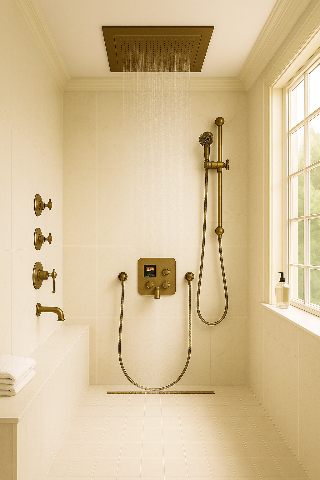 Fontana LuxSync™ — Luxury Smart Shower (Bluetooth)