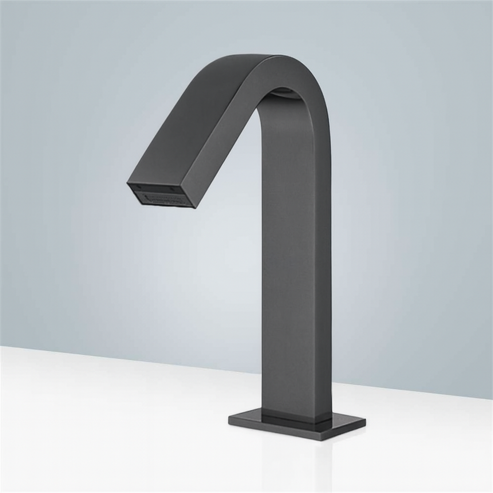 Fontana Atlanta Gun Metal Grey Faucet Commercial Installation