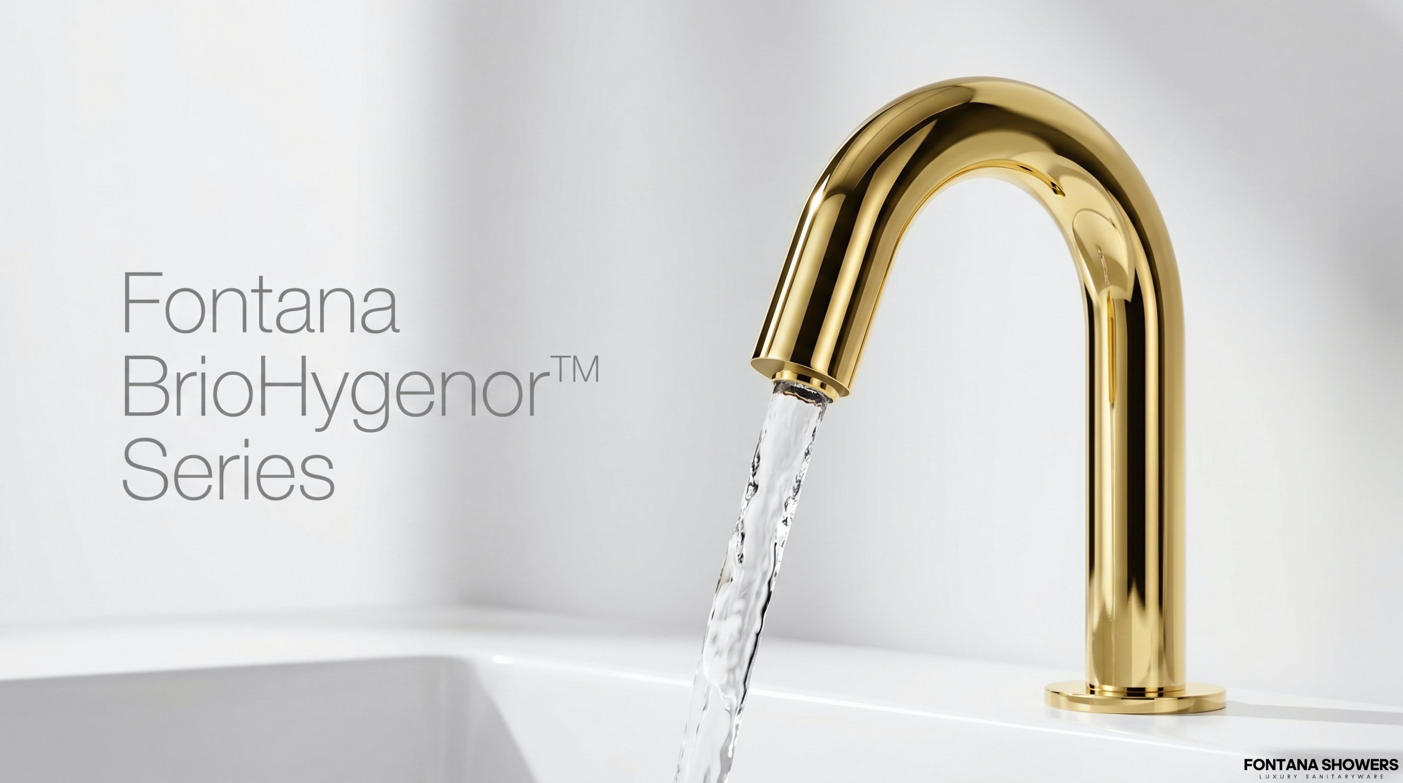 Fontana Brio Hygenor Series Gold Touchless Faucet FS2361TF-G1