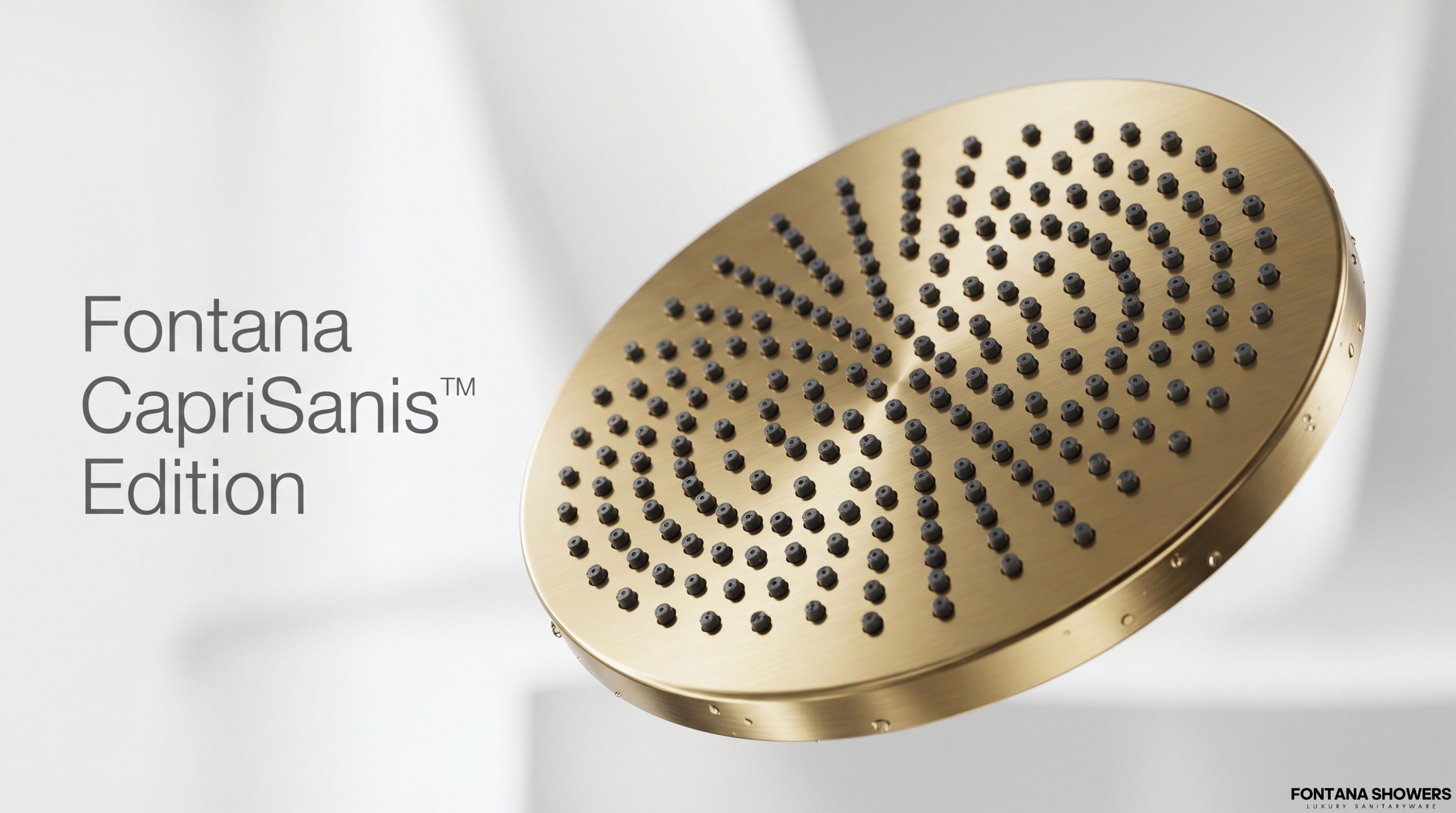 Fontana CapriSanis Edition Champagne Shower Head FS-15073SH-CB