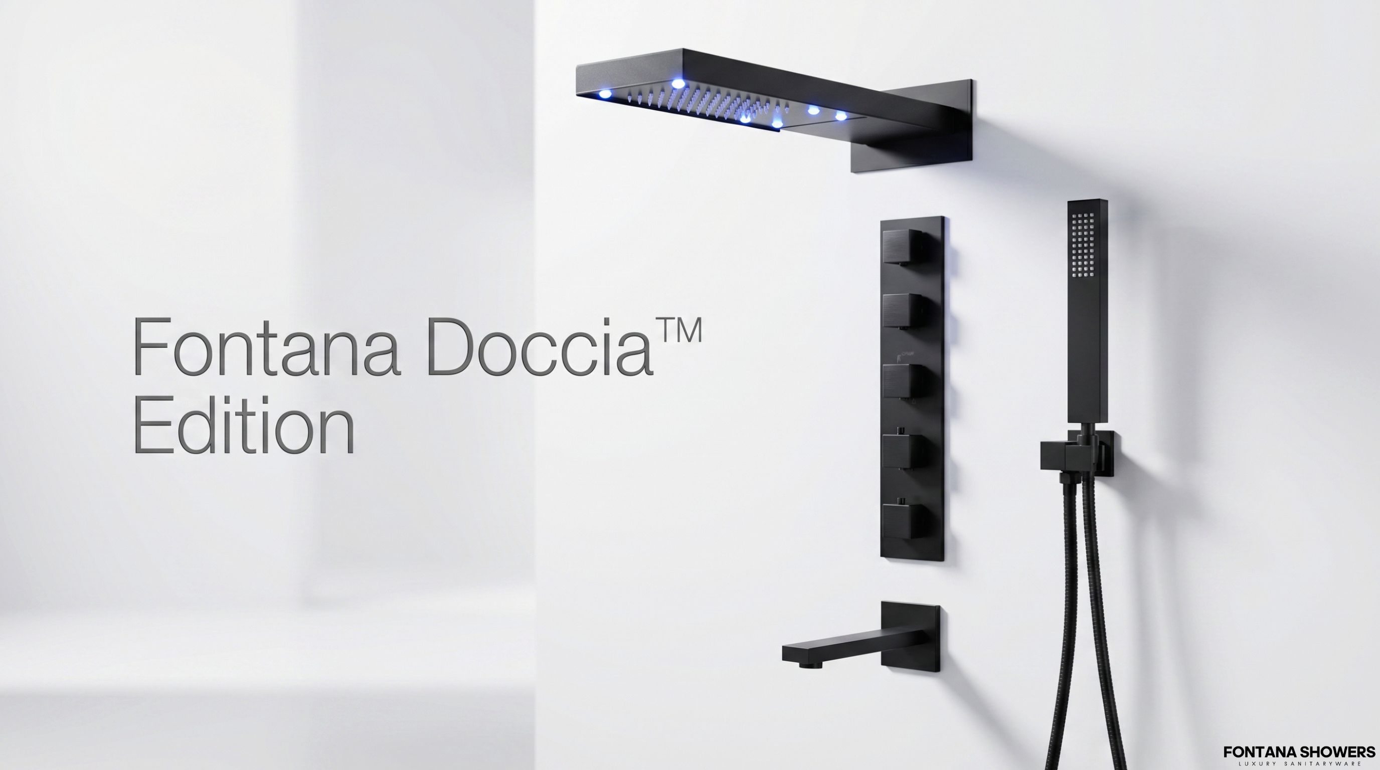 Fontana Doccia Edition Oil Rubbed Bronze Shower Set FS869RCO