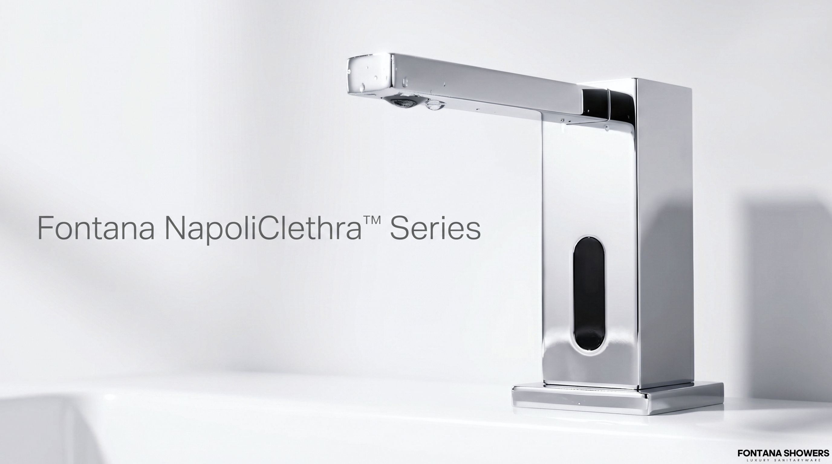 Fontana Napoli Clethra Series Chrome Touchless Soap Dispenser FS9841
