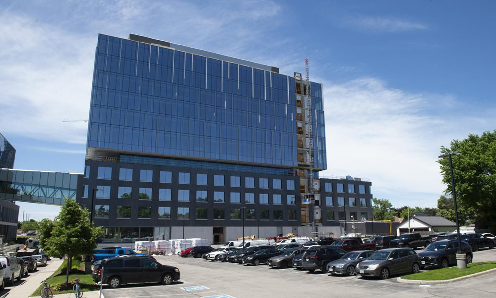 Google BRT2 commercial corporate campus using FontanaShowers touchless restroom fixtures