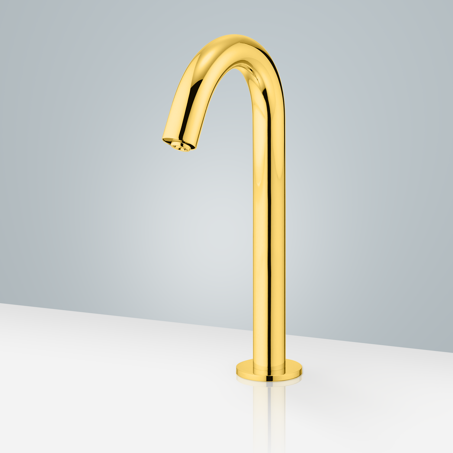 Livorno Stainless Steel Long Commercial Automatic Sensor Faucet Gold Finish
