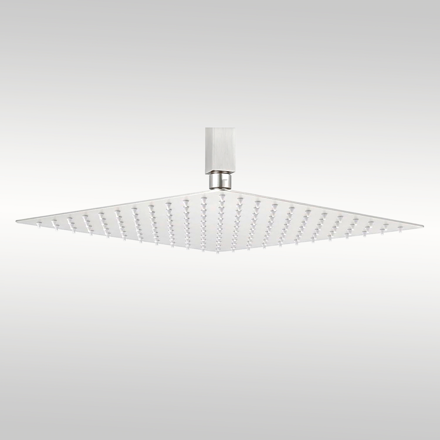 Browse Fontana Matte White 8" Ultra Thin Luxury Bathroom Shower Head at ...