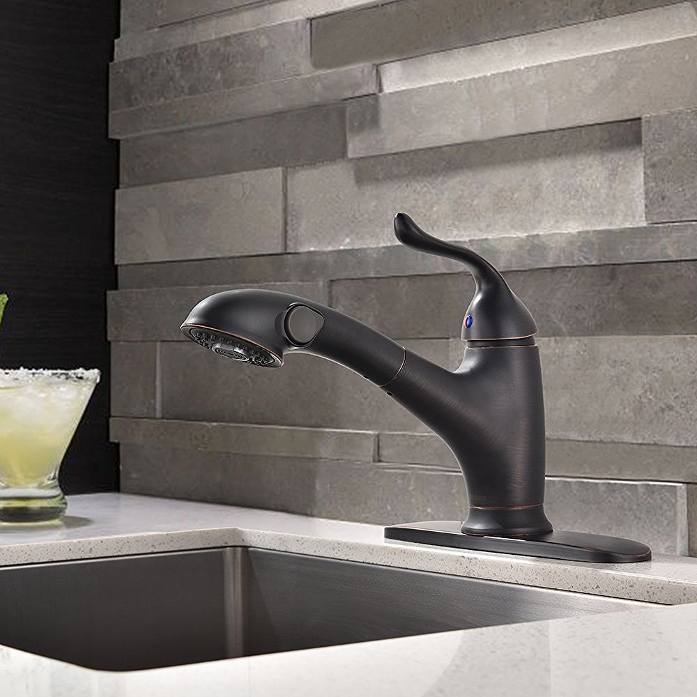 Moa Oil Rubbed Nickel Kitchen Sink Faucet