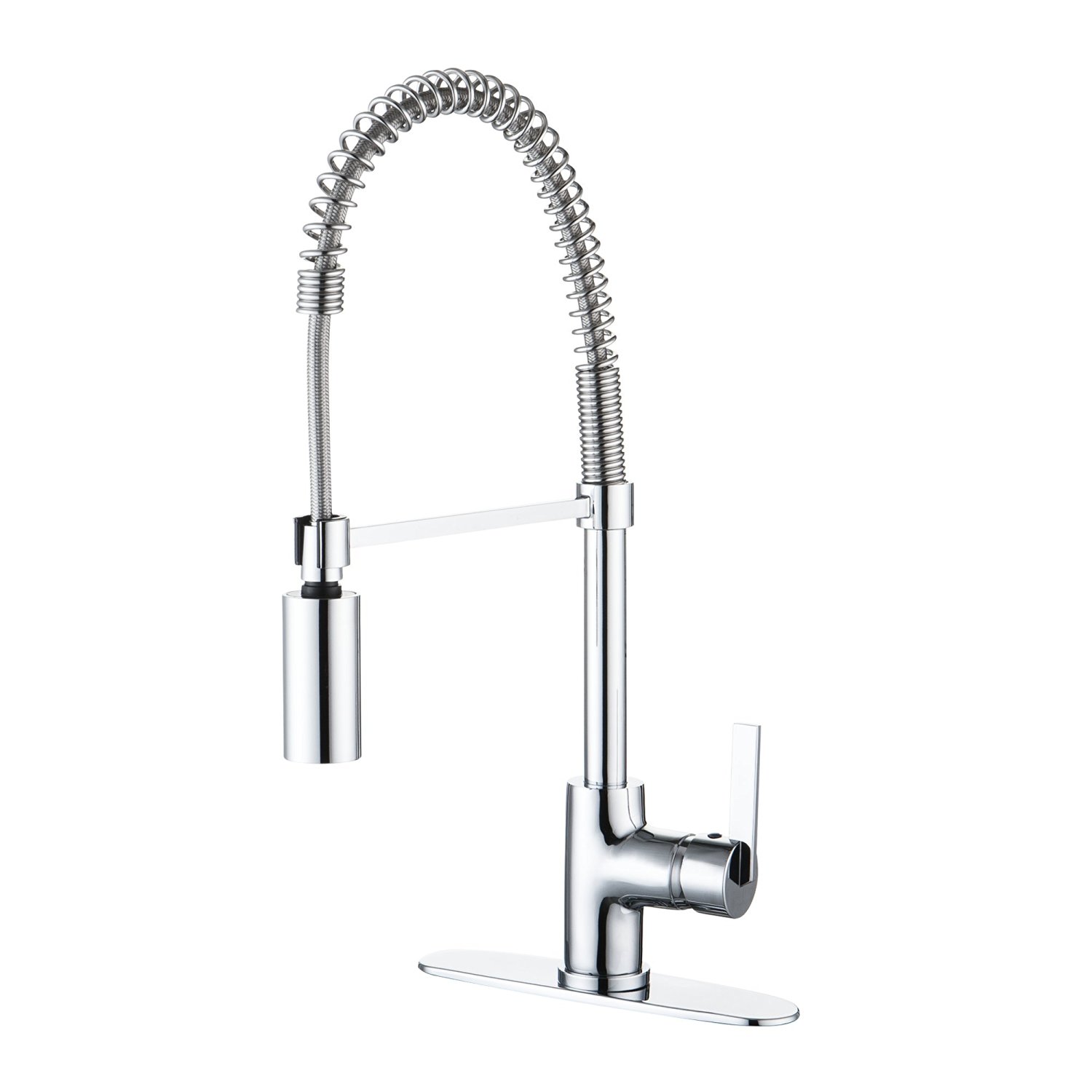 Naples Single Handle Kitchen Faucet with Pull Down Sprayer