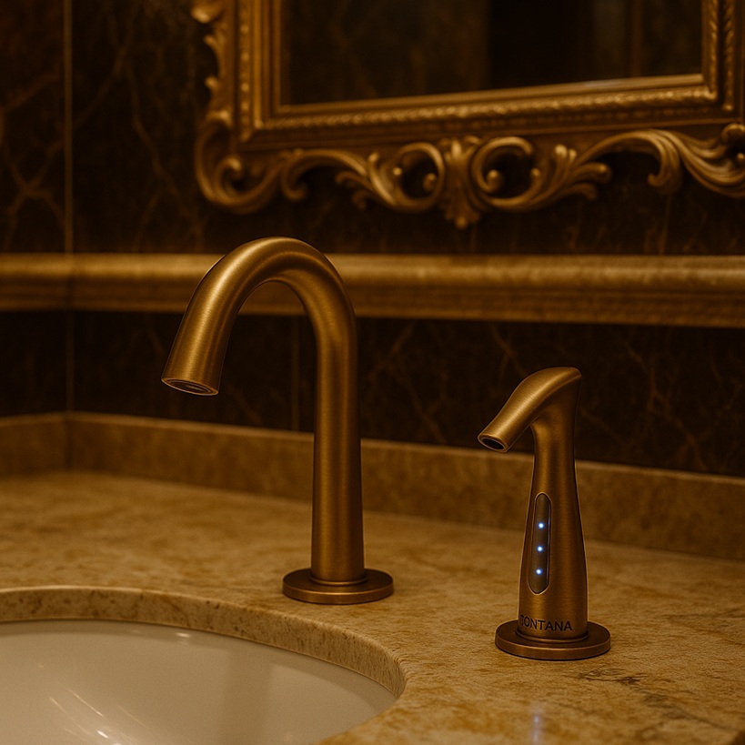 Touchless Faucet & Soap Dispenser Integration