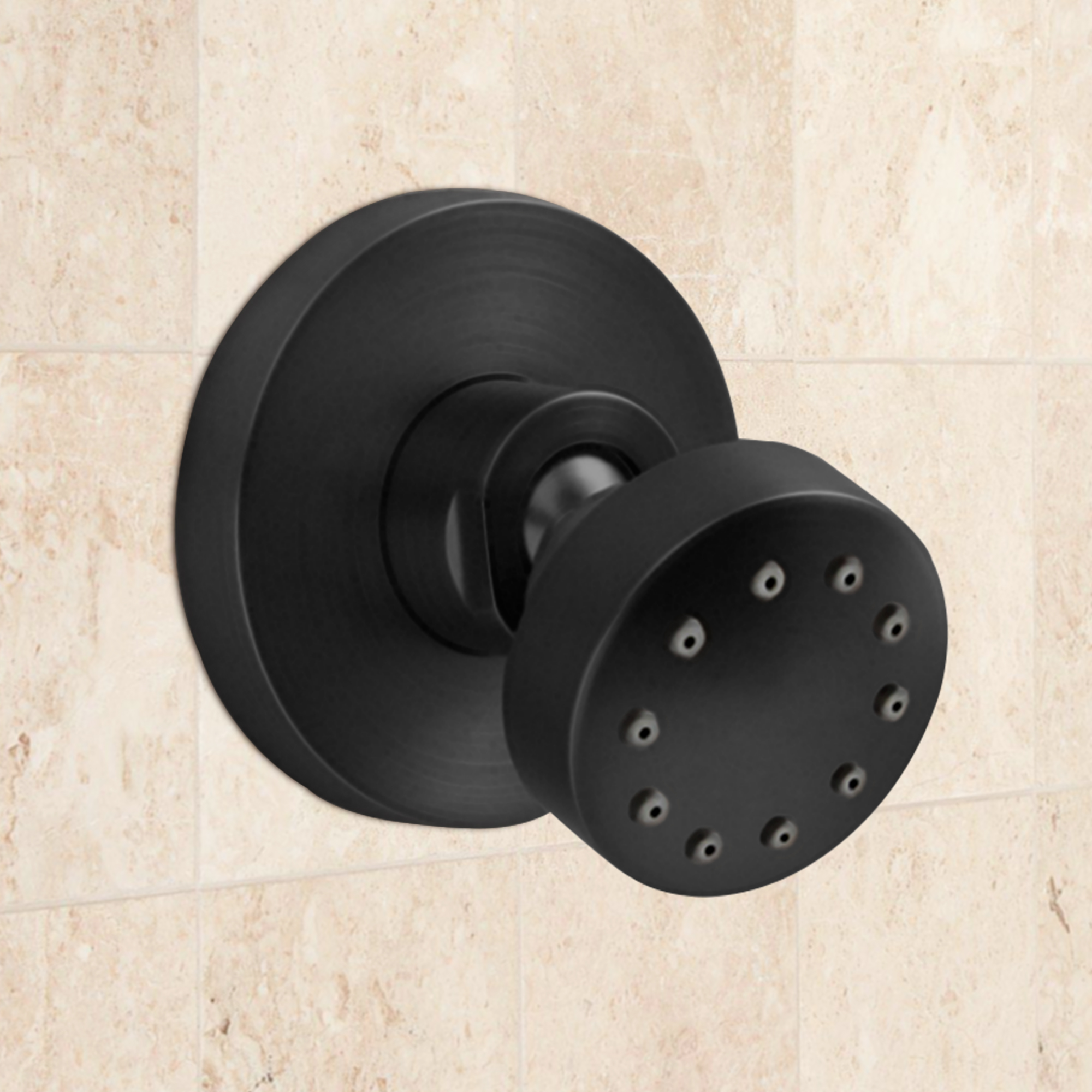 Fontana Round Dark Oil Rubbed Bronze Massage Body Spray