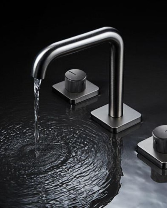 Touchless faucet close-up for commercial specification