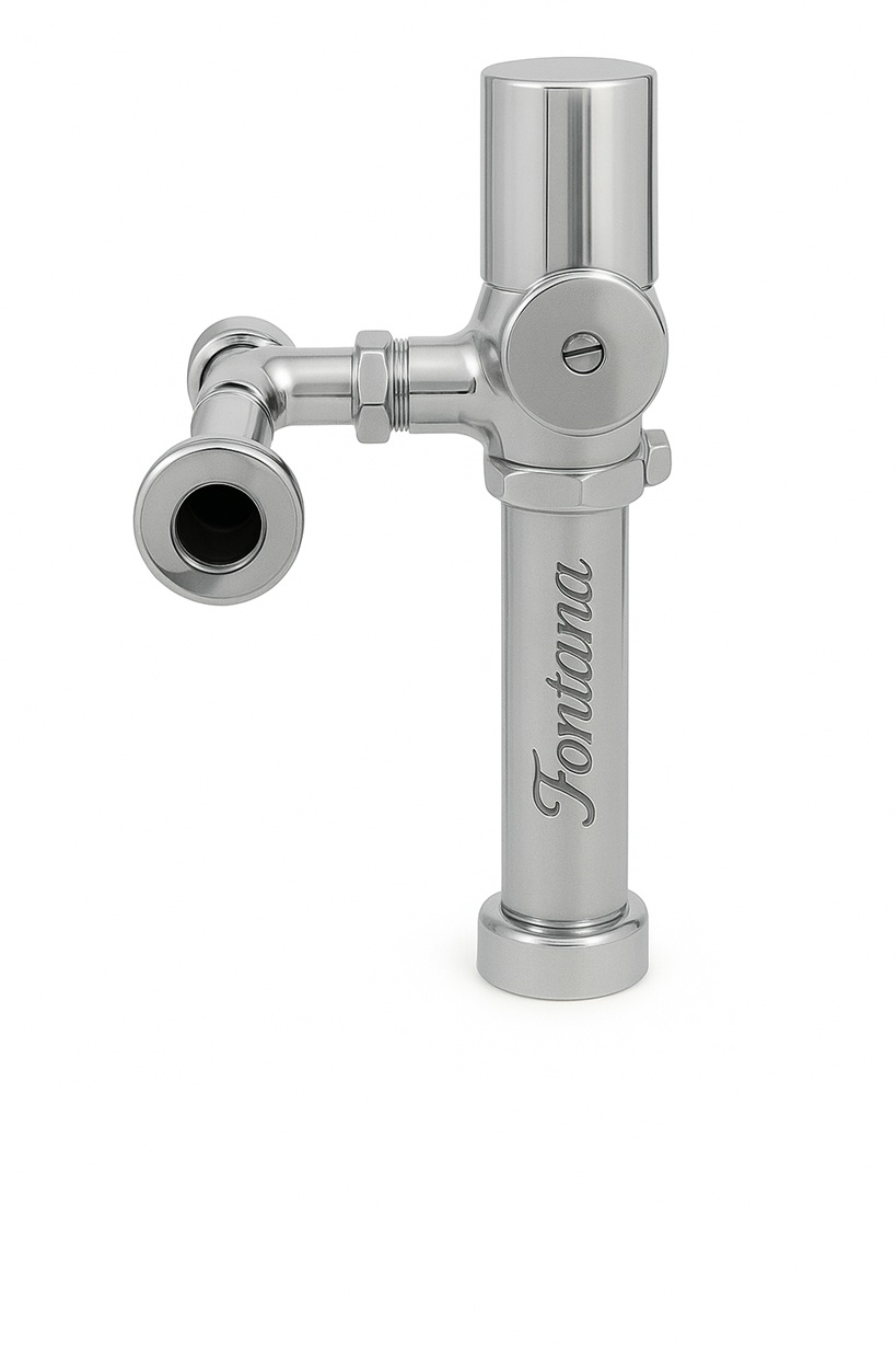 Standard Urinal with Exposed Sensor Piston Flush Valve