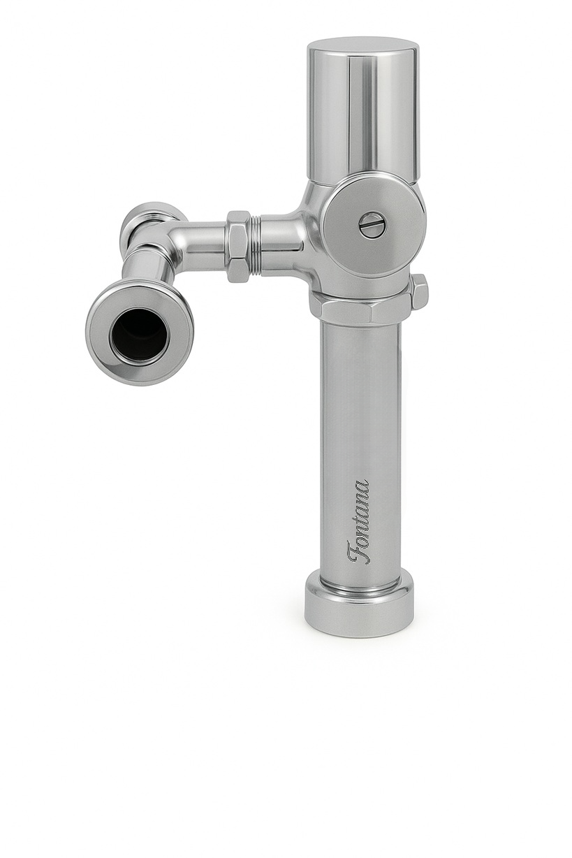 Urinal with Exposed Sensor Piston Flush Valve - Model 2A