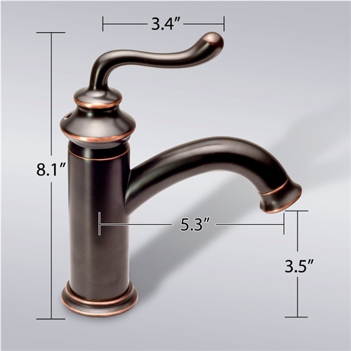 Venetian Oil Rubbed Bronze Vanity Sink Faucet