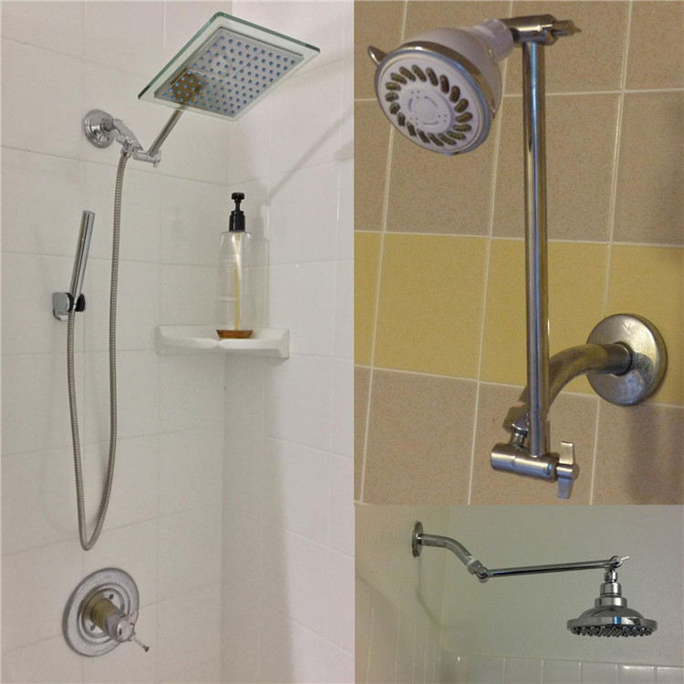Shower Head Extension Arm, Adjustable Shower Arms