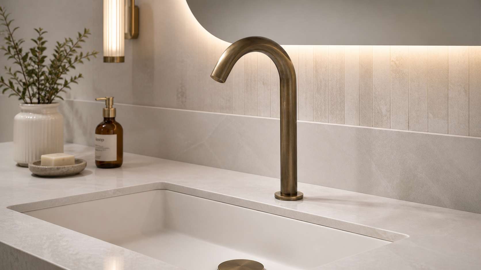 Fontana Antique Touchless Infrared Commercial Motion Sensor Faucet product view