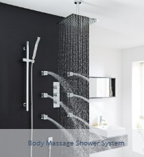 Black Oil Rubbed Bronze Bathroom Rain Shower Faucet Set Tub Mixer Tap Frs623 