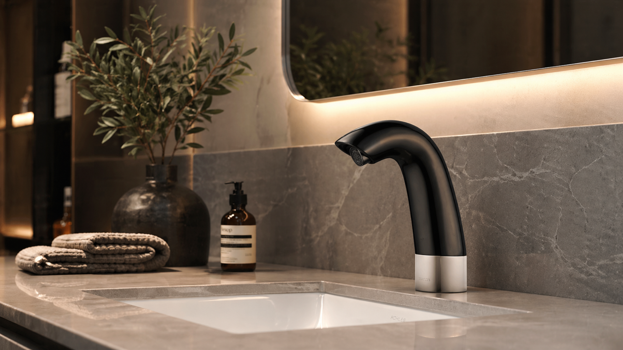 When designing a public restroom do you specify using touch vs touchless faucets?