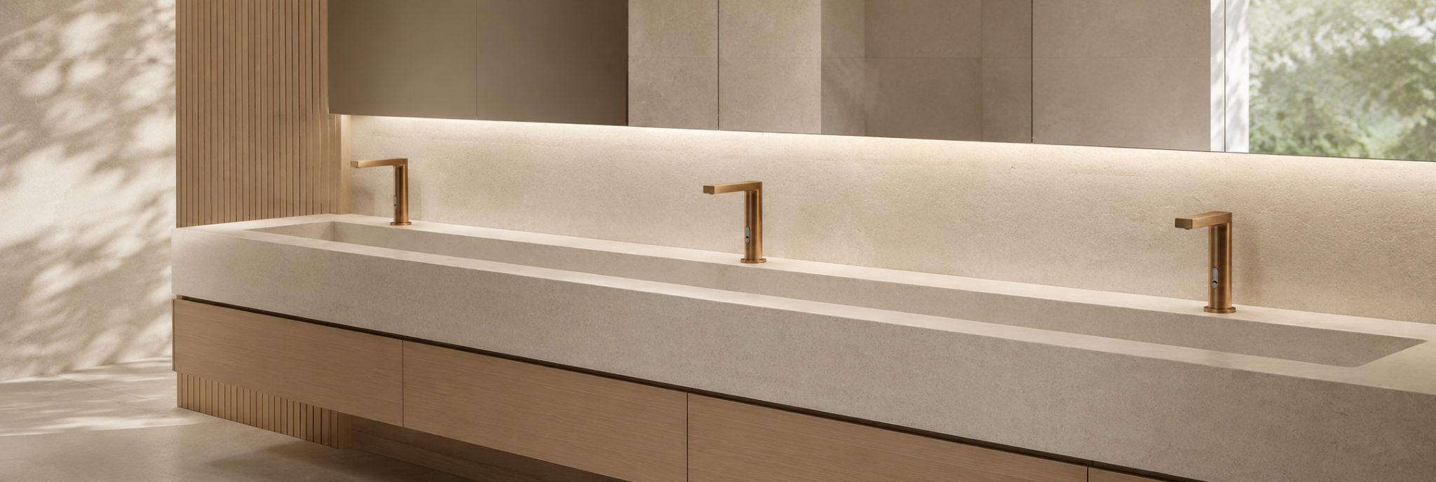 Fontana Gold Commercial Automatic Sensor Faucet for The Reserve at Lone Tree
