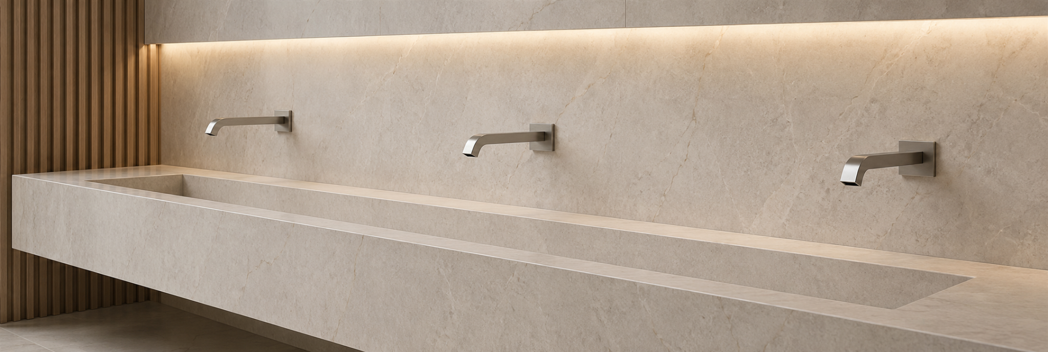Fontana Dark Oil Rubbed Bronze commercial touchless faucet for premium beachfront hospitality restrooms