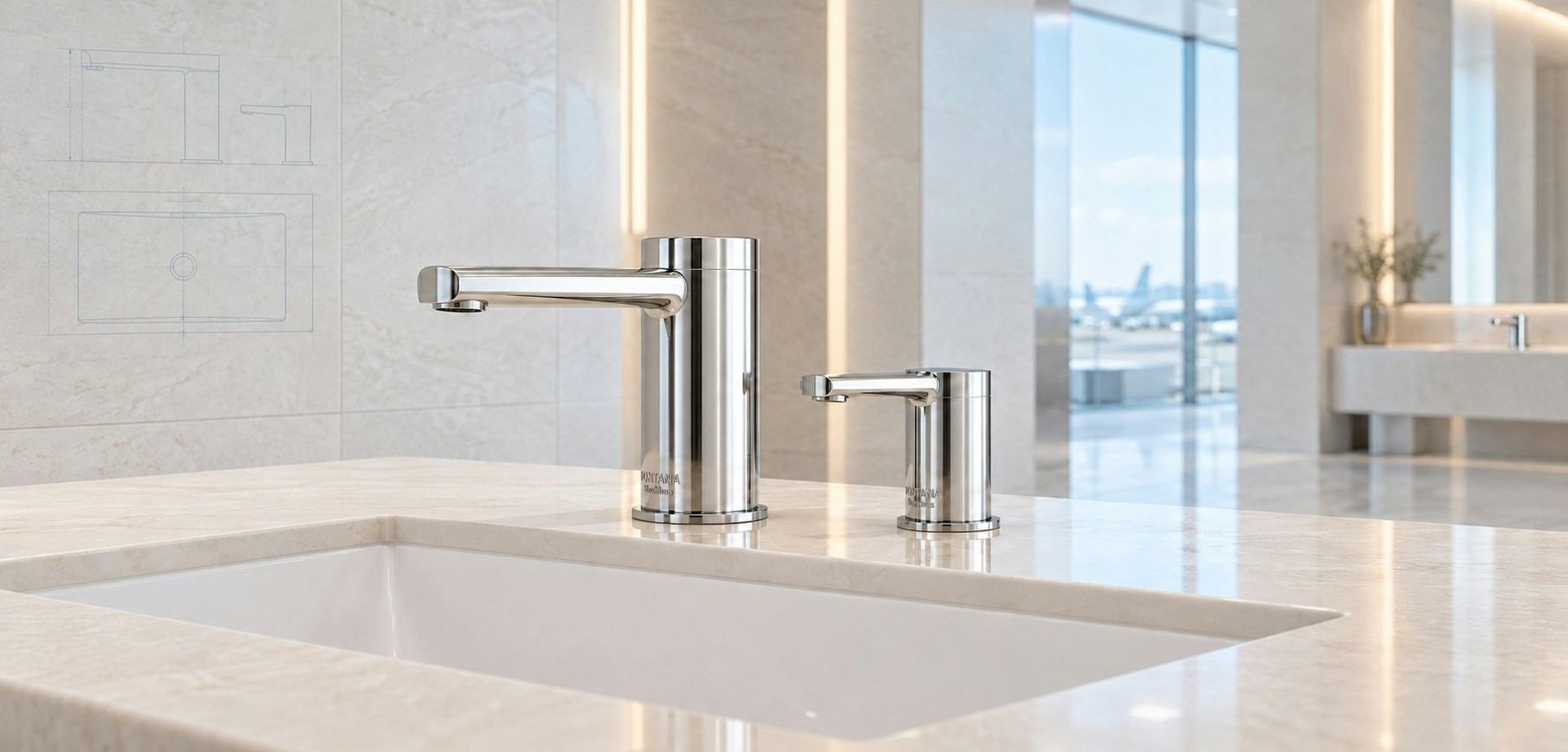 FontanaShowers commercial touchless restroom specification